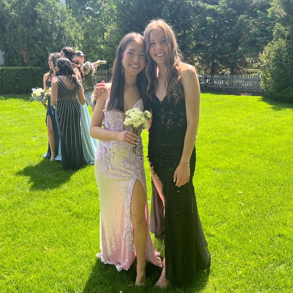 La Femme Black Prom Dress - Picture 4 of 4